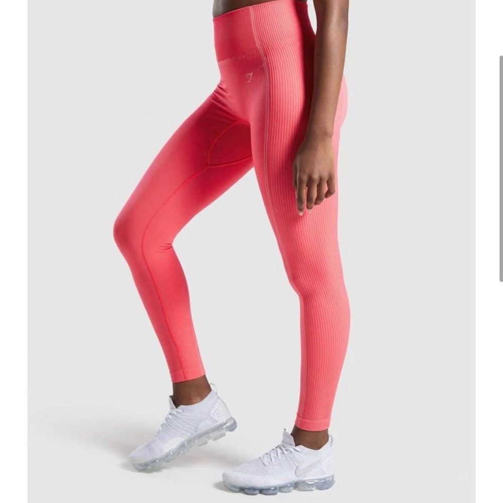 Ultra Seamless Leggings- Neon Pink